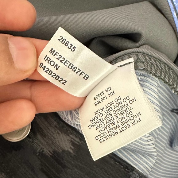 Peter Millar Crown Sport EB66 Performance Stretch 34x32 Iron Grey Camo Pants - Picture 8 of 16